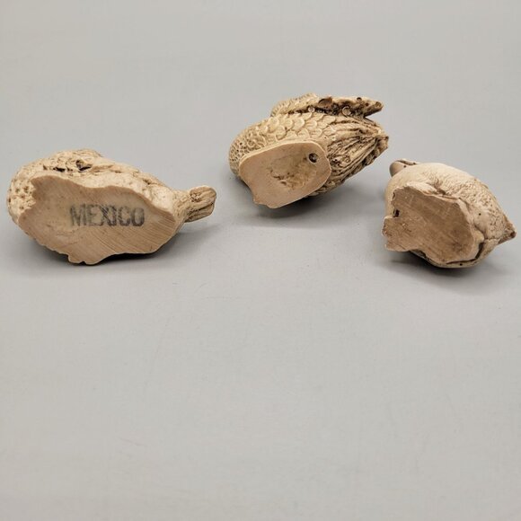 Mini Duck Family Figurines Ceramic Mexico Set of 3 - Picture 5 of 5